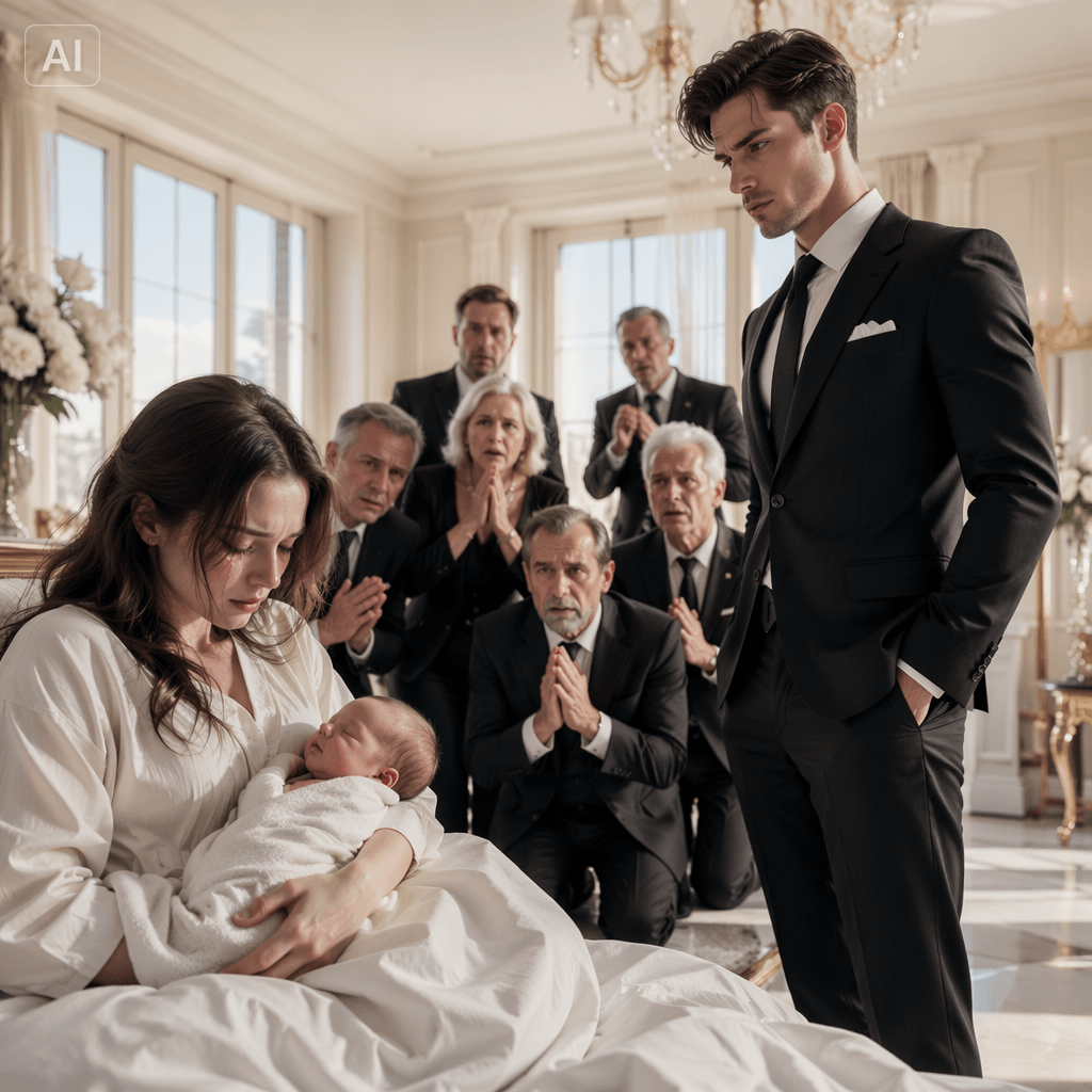 At the moment his newborn&hellip;